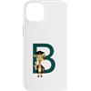 Timowo Studio Custodia per iPhone 14 Plus Giraffa Diploma Lettera B Alfabeto Animale