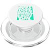 Matching Light Teal Aqua Color Graphic T La droga di colore verde acqua verde chiaro muove la grafica quotidiana dell'acqua PopSockets PopGrip per MagSafe