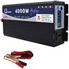 UNBQ Inverter 600 W 1000 W 2000 W 3000 W 4000 W 5000 W 6000 W pura onda sinusoidale 48/60 V a 220 V trasformatore spina doppia USB auto per monitor LCD auto, iPhone, iPad e tablet laptop 48 V-4000
