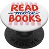 Bookish Graphic Leggi di più Libri Trendy Reader Book Lover Bookworm PopSockets PopGrip Adesivo