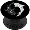 Shark Lover Merch Squali balena - Shark Lover Ocean Marine Biology Scuba Diver PopSockets PopGrip Adesivo