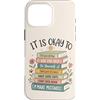 Books Over People Co Custodia per iPhone 16 Pro Max Va bene sentire i tuoi sentimenti Libro
