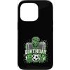 Kids Football Soccer Birthday Boy Appare Custodia per iPhone 13 Pro Rete da calcio per 6° compleanno, 6 anni, tema calcio