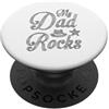 Regali da uomo divertenti per papà Maglietta per la festa del papà, regalo per la festa del PopSockets PopGrip Adesivo