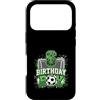Kids Football Soccer Birthday Boy Appare Custodia per iPhone 17 Pro Rete da calcio per 6° compleanno, 6 anni, tema calcio
