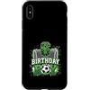 Kids Football Soccer Birthday Boy Appare Custodia per iPhone XS Max Rete da calcio per 6° compleanno, 6 anni, tema calcio