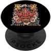 Hannya Oni Mask Aesthetic By TW Giapponese Devil Demon Hannya Oni Maschera Cherry Blossom Yokai PopSockets PopGrip Adesivo