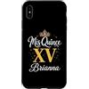 Mis Quince Brianna Tees Custodia per iPhone XS Max Mis Quince Brianna 15 Quinceanera Messicano Compleanno XV Festa