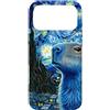 Watercolour Fashion Kitty Shades Custodia per iPhone 17 Pro Max Hamster Blue Painting Majestic Capibara Notti Stellate