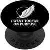 Dark Academia Reader Minimal Wing Philos La mitologia greca di Icaro vola troppo vicino alla tragedia greca PopSockets PopGrip Adesivo