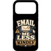 Jimbeels Custodia per iPhone 17 Pro Max Email Me Less Kindly ufficio sarcasmo inbox