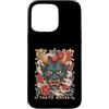 Hannya Oni By Tokyo-Waves Custodia per iPhone 15 Pro Max Hannya Oni Mask Devil Yokai - Maschera giapponese con tatuaggio demone
