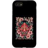 Hannya Oni Mask Aesthetic By TW Custodia per iPhone SE (2020) / 7/8 Maschera giapponese Demone Cherry Blossom Yokai Devil Hannya Oni