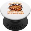 Divertente Maglietta Bootleg Che Griglia Maglietta Divertente Bootleg Grilling Hot Dog Dog Meme PopSockets PopGrip Adesivo