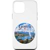 Salter Designs Custodia per iPhone 12 mini Ginevra Svizzera Rhone River Maison Tavel
