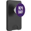 NEPO BABY Funny Nepotism Kid Memes NEPO BABY Meme di testo divertente sul nepotismo per bambini PopSockets PopWallet per MagSafe