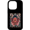 Hannya Oni By Tokyo-Waves Custodia per iPhone 14 Pro Yokai Oni Maschera Fiore di Ciliegio Diavolo Giapponese Demone Oni Maschera