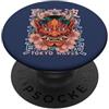 TOKYO WAVES Oni Mask Designs Maschera giapponese del diavolo Yokai del diavolo Hannya Giappone Oni PopSockets PopGrip Adesivo