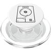 Diskette CD retro old data storage compu HDD Hard Disk Retro Modulo di archiviazione PopSockets PopGrip per MagSafe