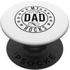 Regali da uomo divertenti per papà Maglietta per la festa del papà, regalo per la festa del PopSockets PopGrip Adesivo