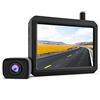 Cargoplay K7PRO Kit Telecamera Retromarcia Wireless Digitale supporta 2 telecamere, Telecamera Posteriore Segnale Stabile, Monitor HD da 5 pollici, Telecamera Auto Impermeabile IP68, Visione Notturna