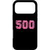 Leggende dello sport Custodia per iPhone 17 Pro Max Baseball Softball Rosa Numero #500