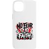 Christian Faith Scripture No Fear Romans Custodia per iPhone 14 Plus No Fear In Faith Romani Cristiani 8 31 Versetto