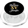 Mis Quince Jennifer Tees Mis Quince Jennifer 15 Quinceanera Messicano Compleanno XV Festa PopSockets PopGrip per MagSafe