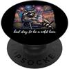 American Flag Beer Brutta giornata per essere una birra fredda Procione del 4 luglio PopSockets PopGrip Adesivo