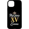 Mis Quince Emma Tees Custodia per iPhone 15 Plus Mis Quince Emma 15 Quinceanera Messicano Compleanno XV Festa