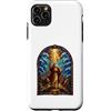 Holy Art Custodia per iPhone 11 Pro Max Mosè Mar Rosso Scena Biblica Mosaico Gotico Arte Sacra Fede
