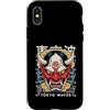 Hannya Oni By Tokyo-Waves Custodia per iPhone X/XS Maschera giapponese del diavolo Yokai del diavolo Hannya Giappone Oni
