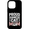 Siamese Cat Mama Feline Lover Funny Custodia per iPhone 14 Pro Max Orgoglioso gatto siamese mamma