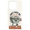 Retro Travel Car Camping Fridge 70s Sill Custodia per iPhone 15 Pro Don't Hate Me Cos I'm A Little Cooler - Divertente scatola per il ghiaccio da picnic