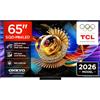 TCL TV 65Q7D PRO 65" SQD-Mini LED, 4K HDR 2000 nits, 646 zonas de atenuación, Google TV, Dolby Vision IQ y Atmos, 2.1 Onkyo,144Hz, Apple AirPlay 2 y Alexa
