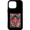Hannya Oni Mask Aesthetic By TW Custodia per iPhone 16 Pro Maschera giapponese Demone Cherry Blossom Yokai Devil Hannya Oni