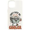 Retro Travel Car Camping Fridge 70s Sill Custodia per iPhone 15 Don't Hate Me Cos I'm A Little Cooler - Divertente scatola per il ghiaccio da picnic