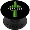 Middle Finger Gifts Fucktus Cactus a forma di dito medio PopSockets PopGrip Adesivo