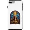 Holy Art Custodia per iPhone 7 Plus/8 Plus Mosè Mar Rosso Scena Biblica Mosaico Gotico Arte Sacra Fede