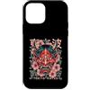 Hannya Oni Mask Aesthetic By TW Custodia per iPhone 12 mini Maschera giapponese Demone Cherry Blossom Yokai Devil Hannya Oni