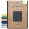 Formesse, lenzuolo con angoli in jersey, modello Bella Gracia, Cotone Elastan Jersey, Anthrazit, 90x190 - 100x220 cm