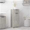 Lumanois Armadio da Bagno Grigio Cemento 32x34x90cm in Legno Multistrato, Mobili,Armadietti e portaoggetti, 18.06kg-811290