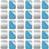 Naapesi 30 Pezzi Piastra in Metallo per Magneti, Piastre Metalliche Autoadesive in Ferro, Piastre Sottili Metallo Magro, Placche Metalliche Adesive Utilizzo Multiplo per Supporto Magnetico Auto (Rettangolo)