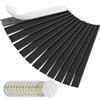 Flintronic 150×25×2mm Calamite Potenti Magnete Nero, 12Pezzi Nastro Magnetico Autoadesivo, per Tende, Foto, Poster, Magneti per Frigorifero, Zanzariere, Domestico