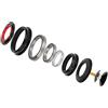 KIMISS Zs44 Zs56 E Cuscinetto Cuffia per Bici CNC Zs44 Zs56 Aluminiumoy Bike Doublepose Cuffia Conica Esterna Cuscinetto Forycle