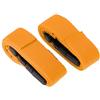 PciDinFo Set di 2 Cinghie di Fissaggio per Carrello da Golf E Bagagli, in Robusto Nylon con Fibbia a Sgancio Rapido, Giallo