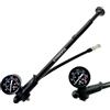 GYHWOFUL Pompa per Ammortizzatore per Bicicletta Ad Alta Pressione- MAX 300 PSI, Pompa per Forcella per MTB con Manometro, Pompa per Sospensione Posteriore e Mini Pompa per Bici con Pulsante di Spurgo