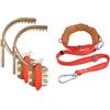 Generic Picchi per arrampicata su alberi con cintura e guanti, scarpe da arrampicata regolabili per arrampicata su alberi, pali e lavori di registrazione (40 cm)
