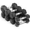 Generico Coppia Manubri Esagonai da 2,5KG A 50KG Palestra Casa Home Gym Bodybuilding Bilanciere Pesi Peso Fisso… (Coppia 50KG (100KG TOTALI))