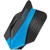 Darts Corner, alette per freccette Harrows Retina, 5 confezioni da 15 pezzi, 100 micron, molto resistenti, misura slim, colore: blu